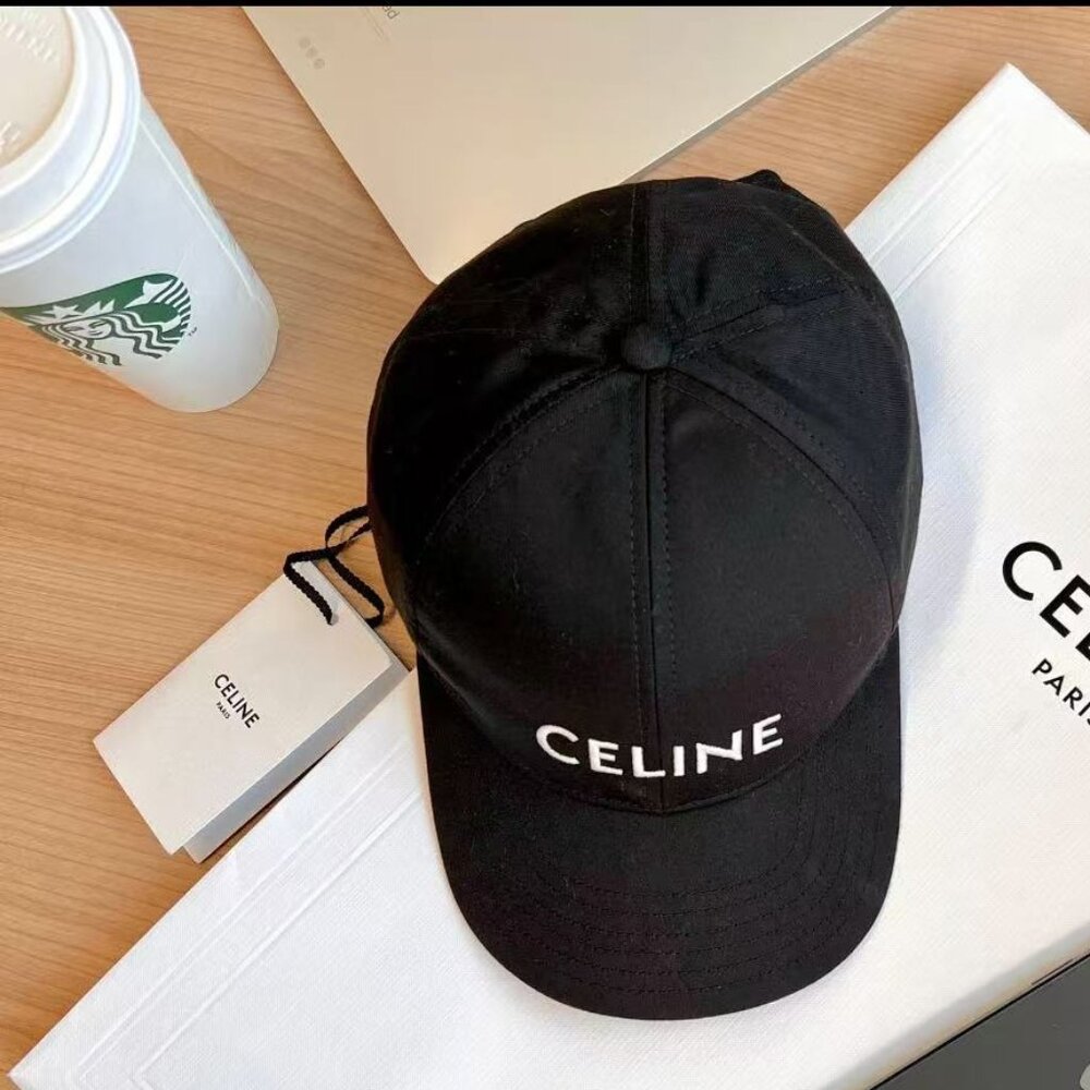 NWT Authentic CELINE BASEBALL CAP IN COTTON - Picture 4 of 5